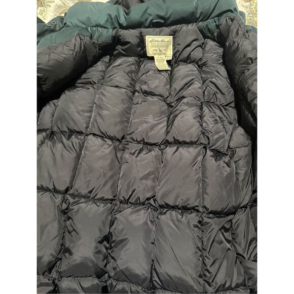 Eddie Bauer Goose down greed hoodie jacket M - Picture 5 of 10
